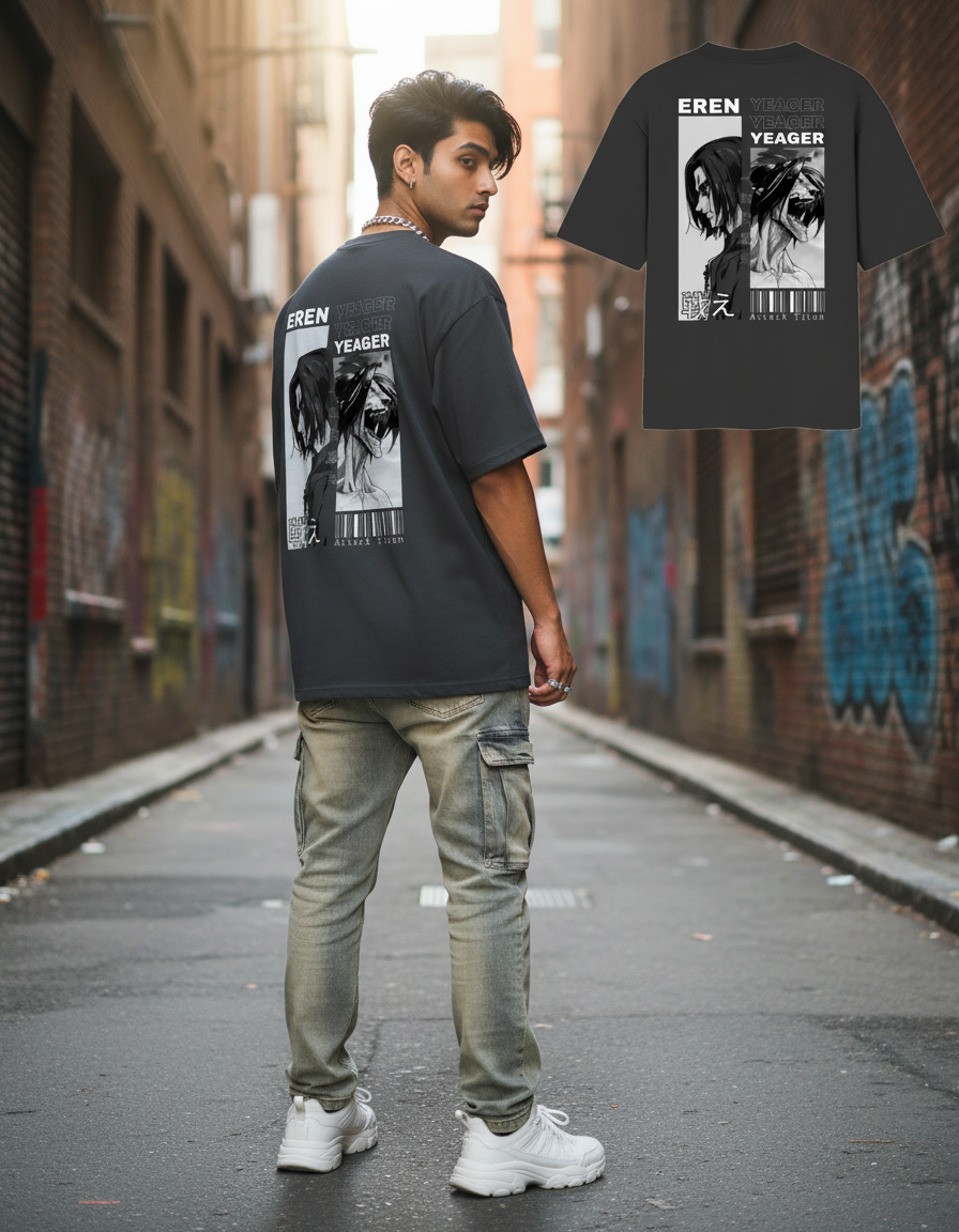 Eren Yeager Oversized Unisex T-shirt