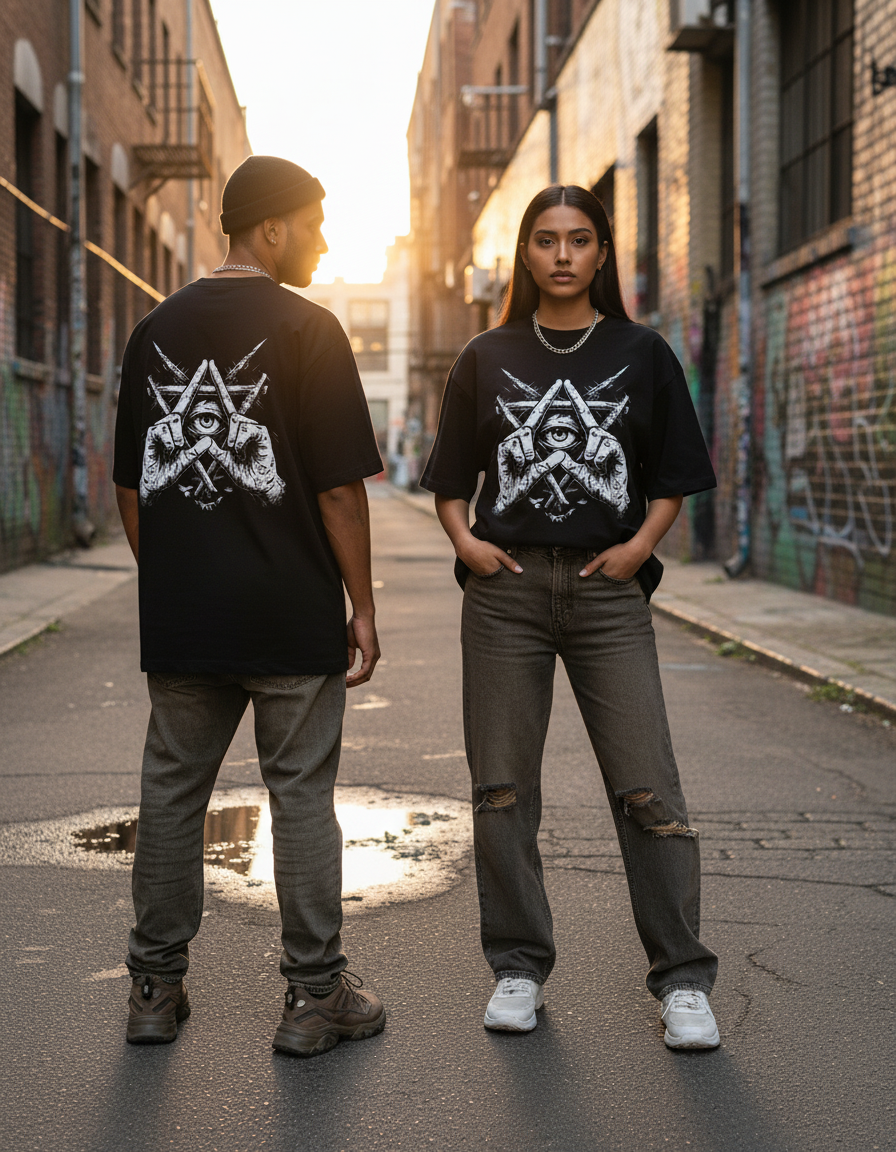 Oversized ‘Third Vision’ Unisex T-Shirt — All-Seeing Eye Statement Streetwear