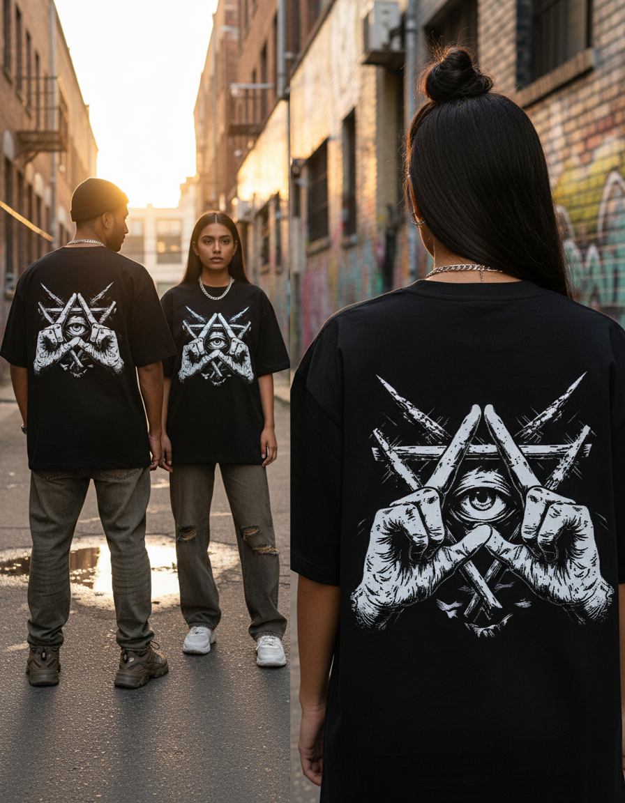 Oversized ‘Third Vision’ Unisex T-Shirt — All-Seeing Eye Statement Streetwear