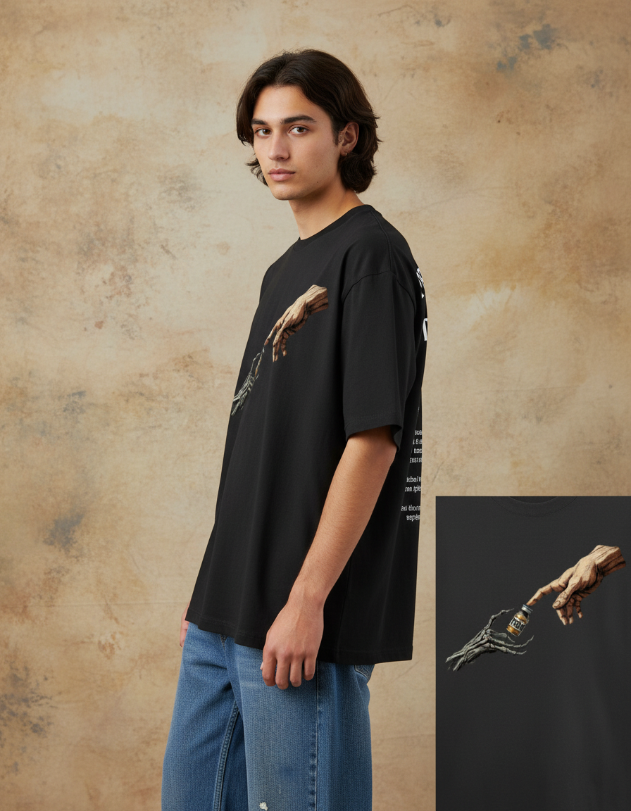 Awakened Strength "Divine Dose" Unisex Oversized Classic T-Shirt