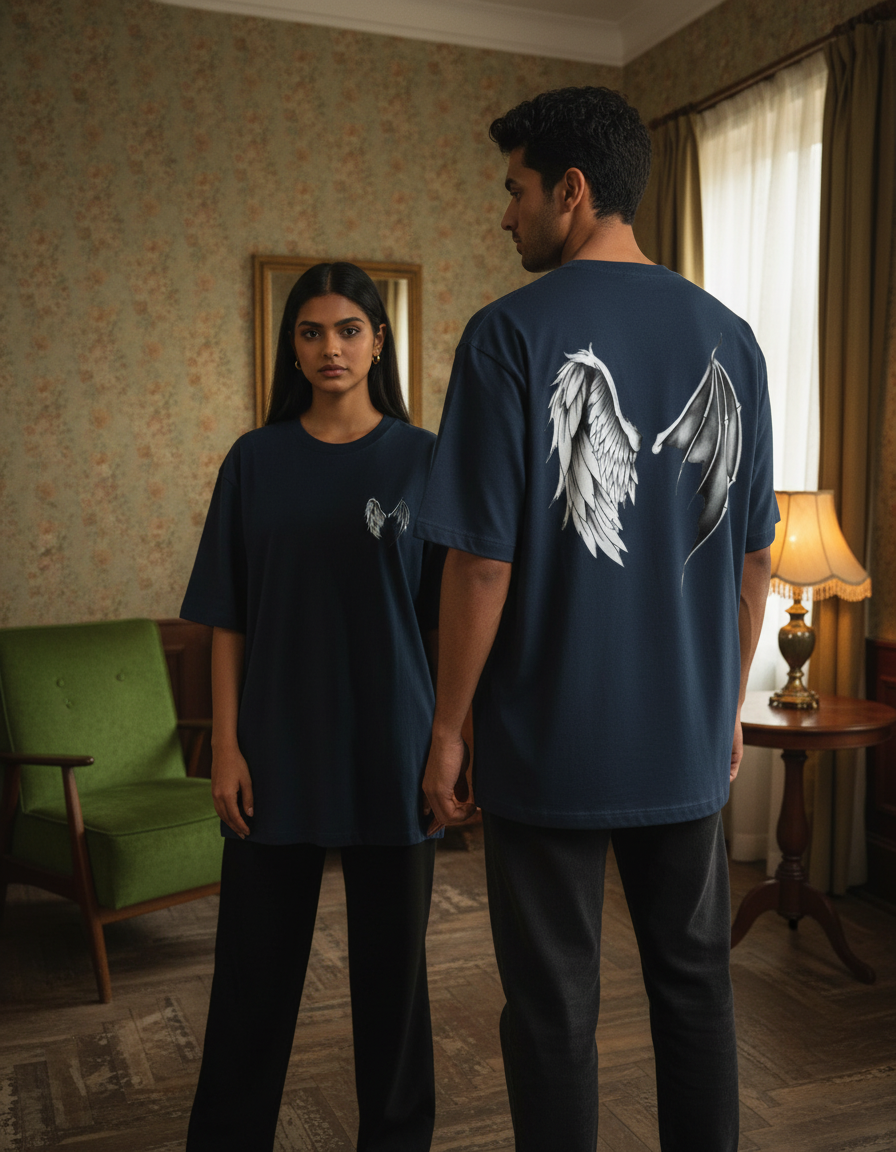 Two Wings, One Soul-Oversized Unisex Limited Edition T-Shirt